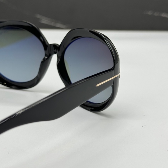 NEW TOM FORD TF1011 01B WOMEN SUNGLASSES TOM FORD GEORGIA-02 FT1011/S 01B - Picture 8 of 11